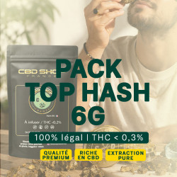 Pack Top Hash 3X Filtré – Résines CBD Premium 6g