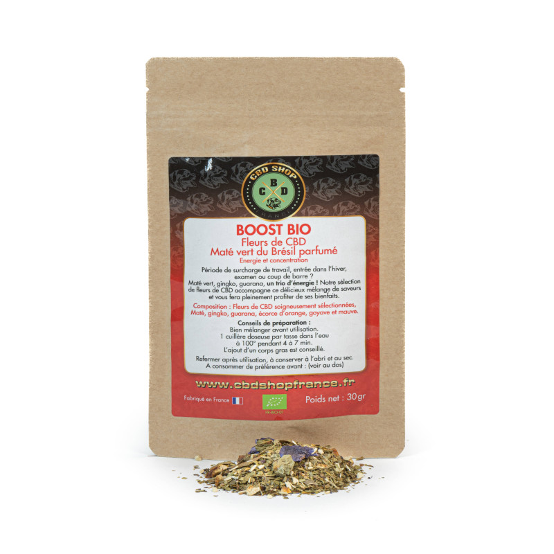Maté vert & CBD - Boost BIO