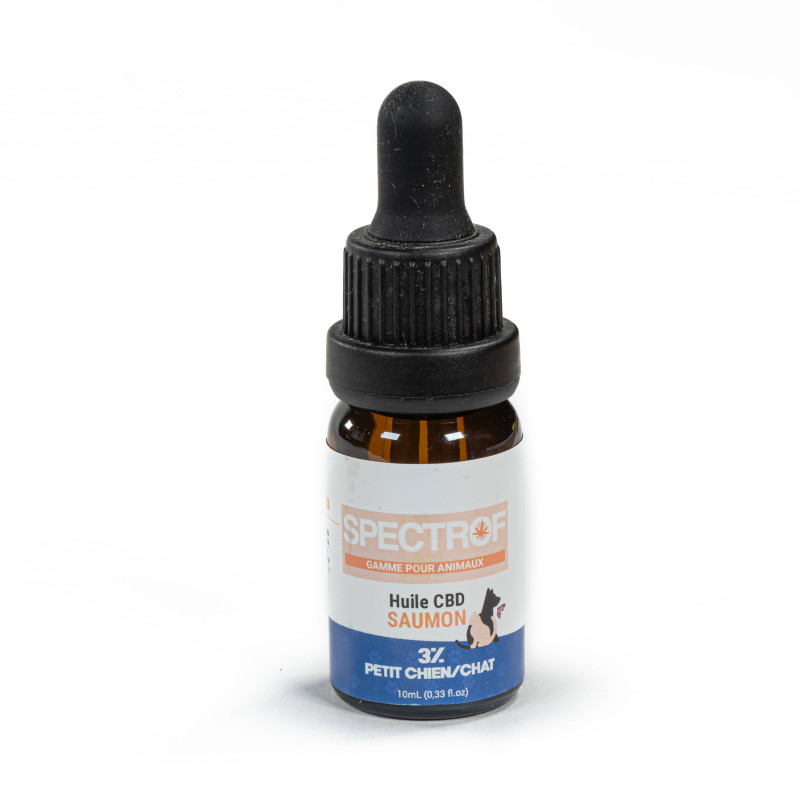 Huile CBD Animaux - Saumon 3% CBD