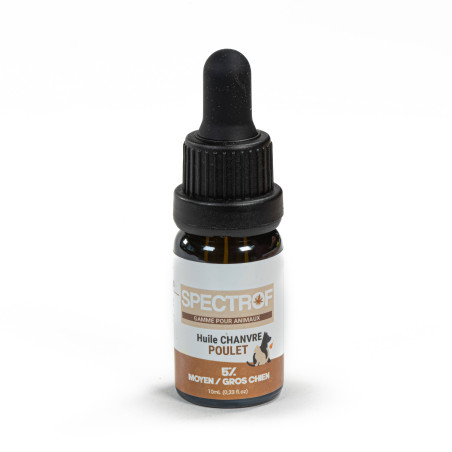 Huile CBD Animaux - Poulet...