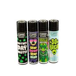 Briquets Clipper - Cannabis