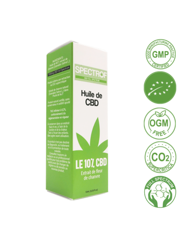 Huile CBD 10% Full Spectrum 1000mg – Spectrof