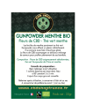 Thé Vert CBD - Gunpowder Menthe Bio